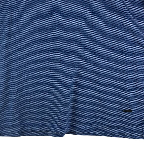 Rodd & Gunn Mens Size M Polo Shirt Balancing Rock Short Sleeve Blue *TINY FLAW - Picture 3 of 16